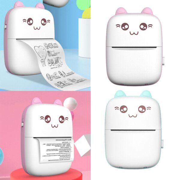 Mini Printer Portable Mini Bluetooth WiFi New Wrong Printer Mobile Phone Photo Title Note Hot Print Pocket Student Error Label Printer - Image 10