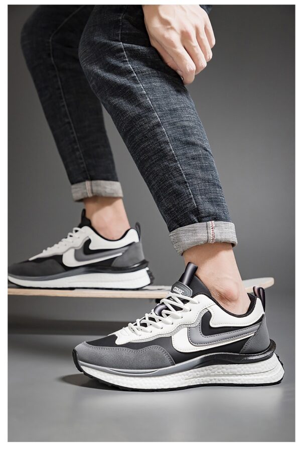 Couple Sneakers Autumn Leather Surface Casual All-matching - Image 10