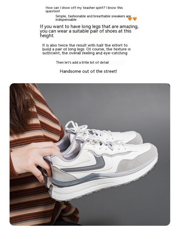 Couple Sneakers Autumn Leather Surface Casual All-matching - Image 3